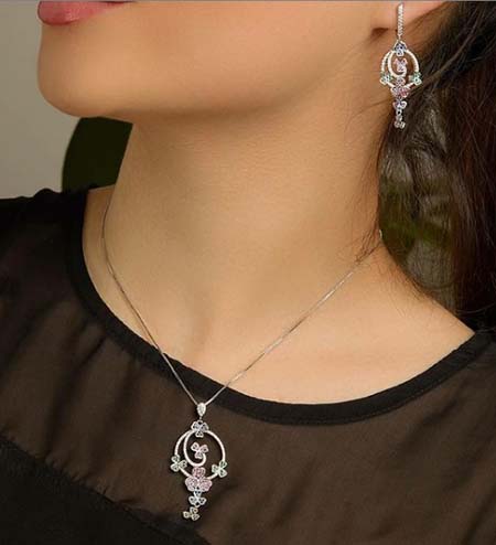 نیم ست نقره دخترانه,نیم ست نقره ریشه ای,انواع مدل نیم ست نقره