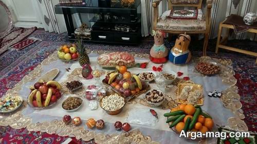 تزیینات سفره شب چله