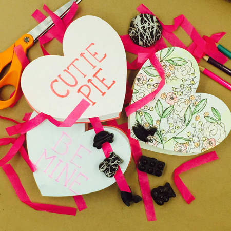 باکس هدیه به شکل قلب, ایده هایی برای ساخت باکس هدیه