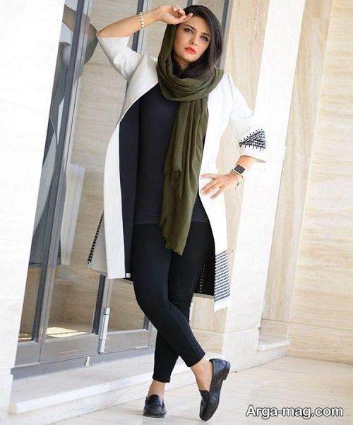 مانتوی جلوباز شیک