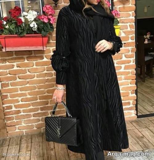 مانتوی مشکی و شیک زنانه