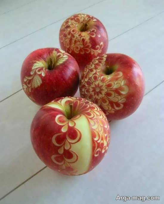 تزیین سیب سفره هفت سین