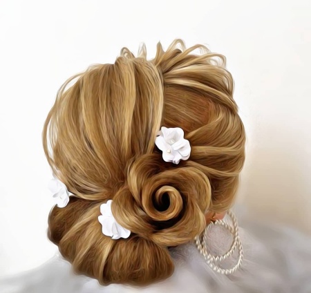 آموزش شینیون کاغذی,شینیون موی کاغذی,شینیون کاغذی عروس