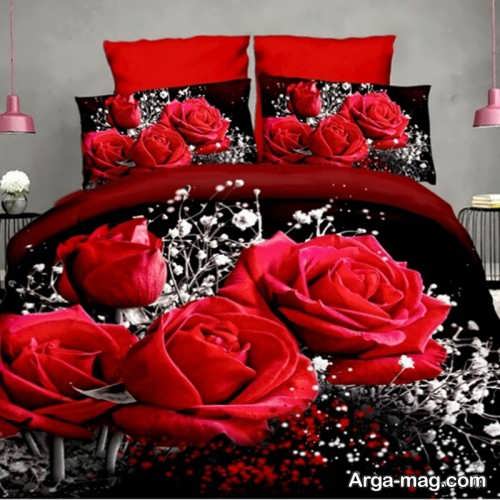 روتختی قرمز و مشکی برای عروس