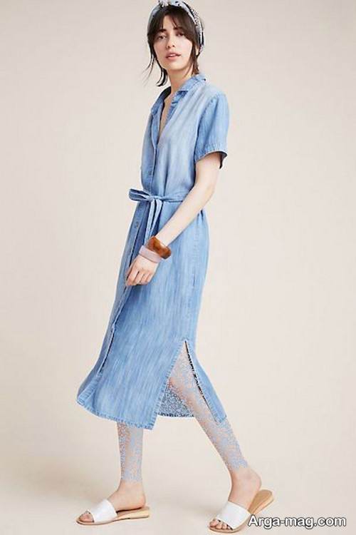 مدل لباس جین دخترانه