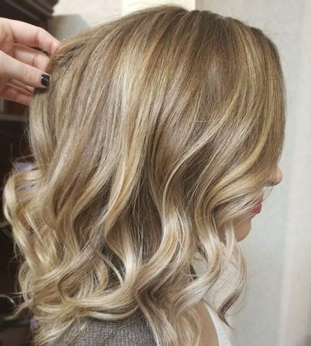 رنگ موی عسلی,رنگ موی عسلی را با چه ترکیبی درست کنیم,انواع رنگ مو بلوند عسلی