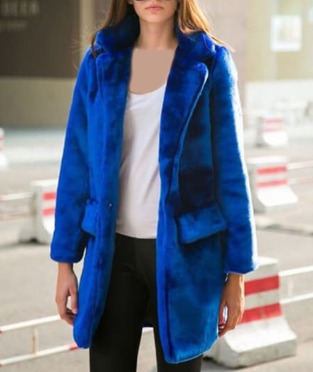 مدل پالتوهای جدید آبی رنگ,مدل پالتو به رنگ آبی