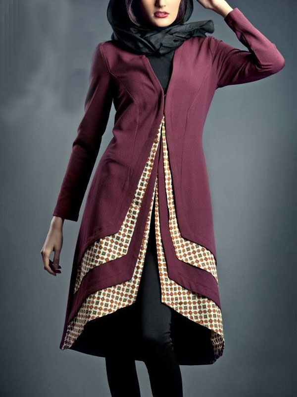 مانتو کتی برای خانم های میانسال