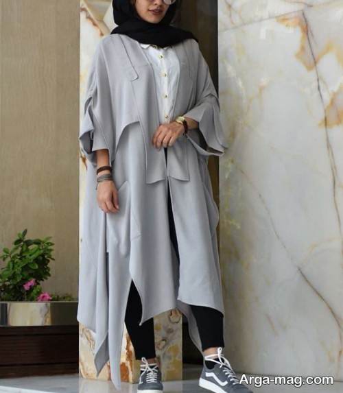 مانتوی رنگ روشن 2020