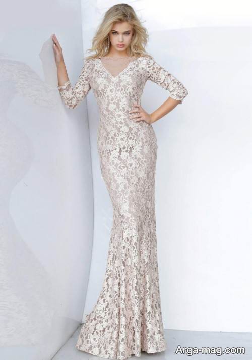 مدل لباس مجلسی گیپور