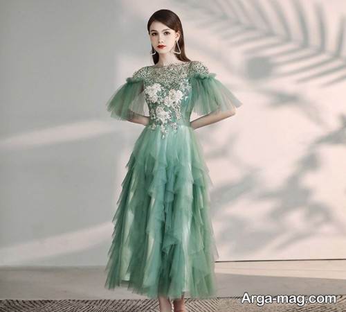 مدل لباس مجلسی بلند شیک