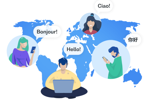 سلام روی نقشه دنیا