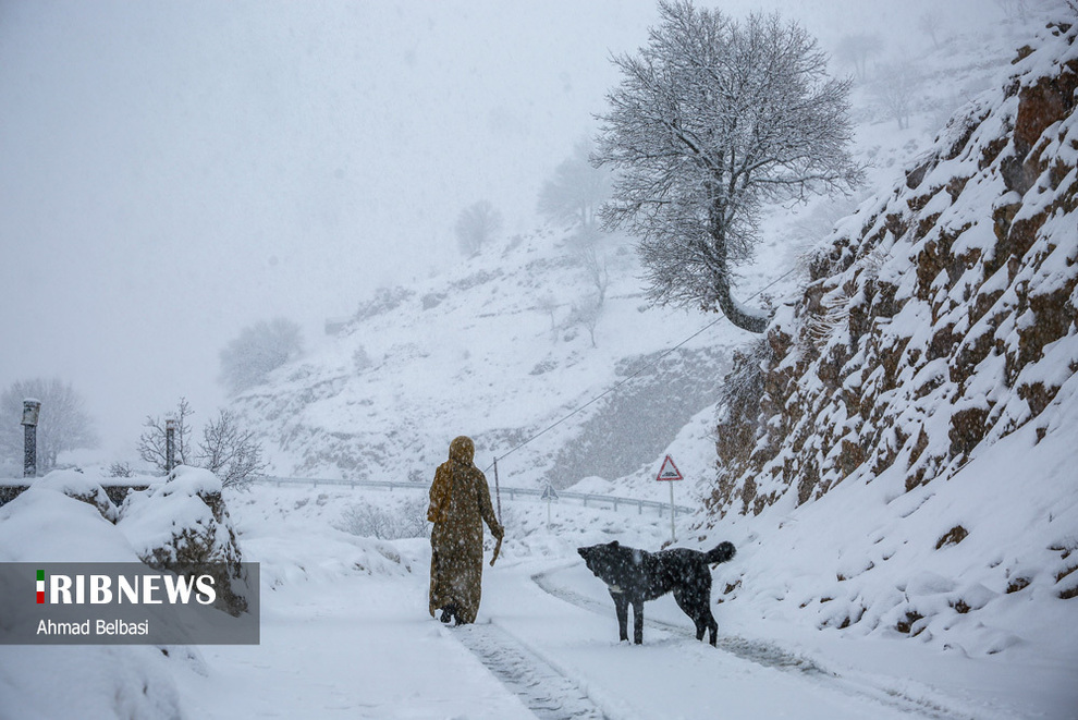 (تصاویر) هورامان کردستان؛ جریان زندگی در محاصره برف