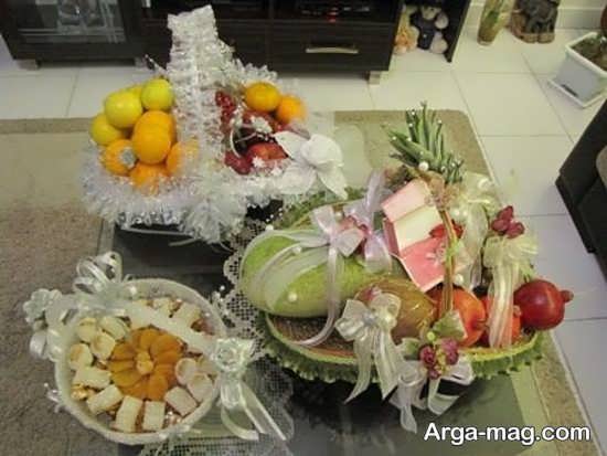 تزیینات ساده شب چله برای عروس