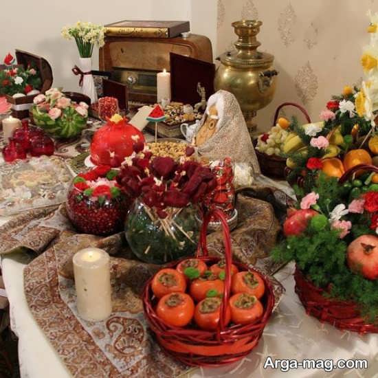 تزیینات تماشایی شب چله برای عروس