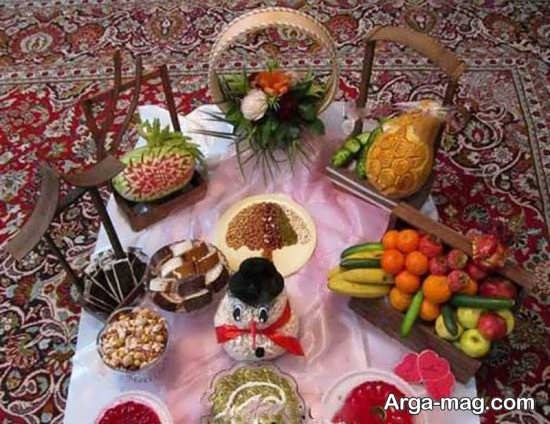 تزیینات شب یلدای عروس با ایده های نو