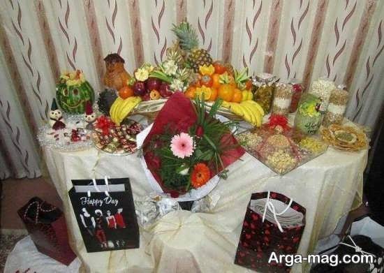 تزیینات شب یلدای عروس با ایده های جالب