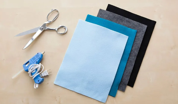 وسایل لازم برای ساخت پاپیون نمدی شب یلدا وسایل لازم برای ساخت پاپیون نمدی شب یلدا