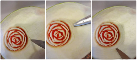 آموزش میوه آرایی شب یلدا،آموزش تصویری میوه آرایی شب یلدا میوه آرایی ساده شب یلدا,تزیین میوه یلدا