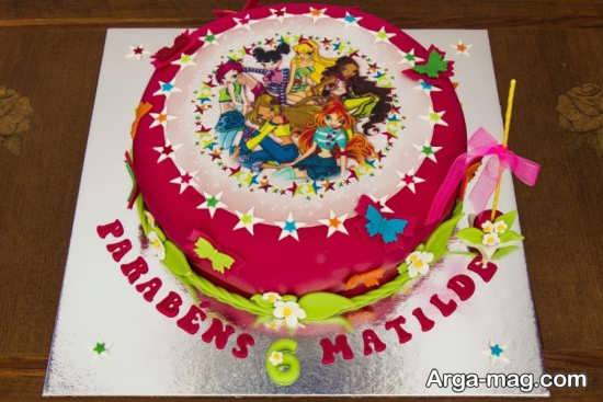 تهیه کیک تولد با تم وینکس