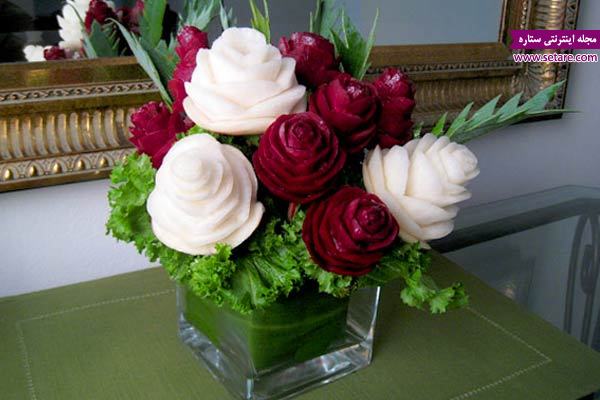 تزیین لبو، میوه آرایی، سفره آرایی، تزیین لبو شب یلدا، عکس یلدا، سفره یلدا، تزیینات شب یلدا