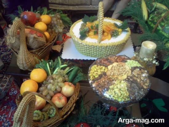قشنگ ترین تزیین شب یلدا برای عروس