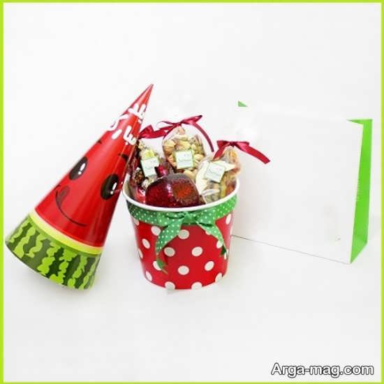 تزیین هدیه شب چله