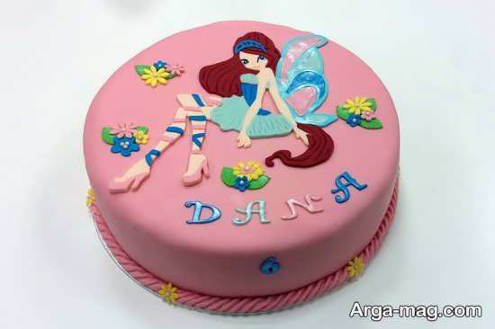 تزیین کیک تولد با تم وینکس