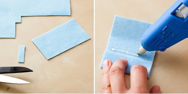 برش نمد برای ساخت پاپیون نمدی شب یلدا برش نمد برای ساخت پاپیون نمدی شب یلدا