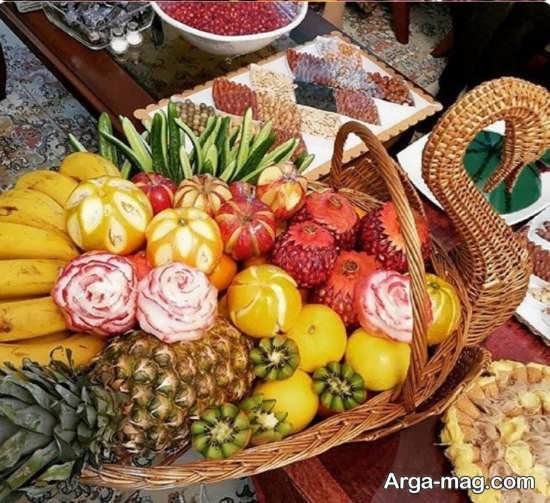 تزیینات هنرمندانه شب چله برای عروس