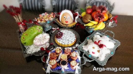 مدل های دیدنی تزیین شب یلدا برای عروس