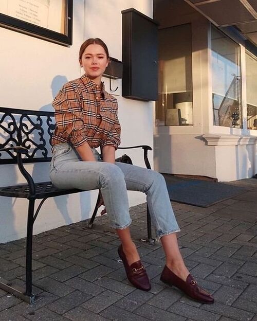 استایل کژوال با پیراهن چهارخونه زنانه استایل کژوال با پیراهن چهارخونه زنانه