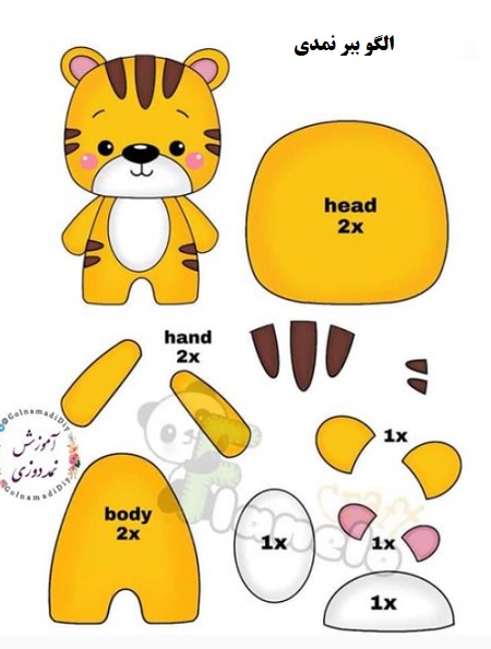 الگو ببر نمدی