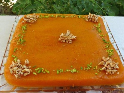 طرز تهیه حلوای شیر خوشمزه حلوای شیر