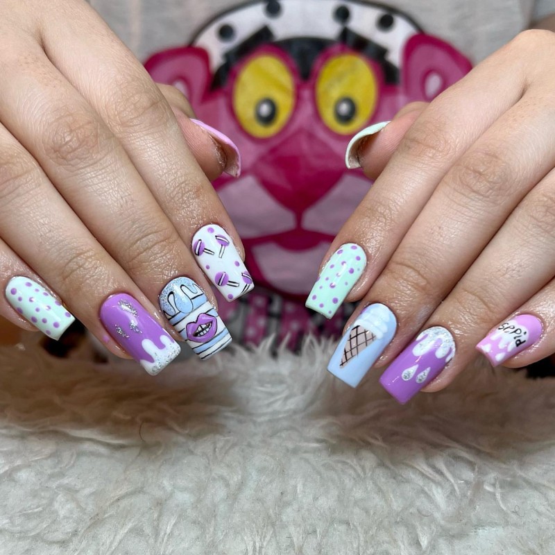 مدل طراحی ناخن عید 1401