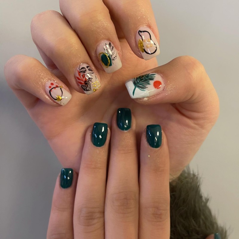 مدل طراحی ناخن عید 1401