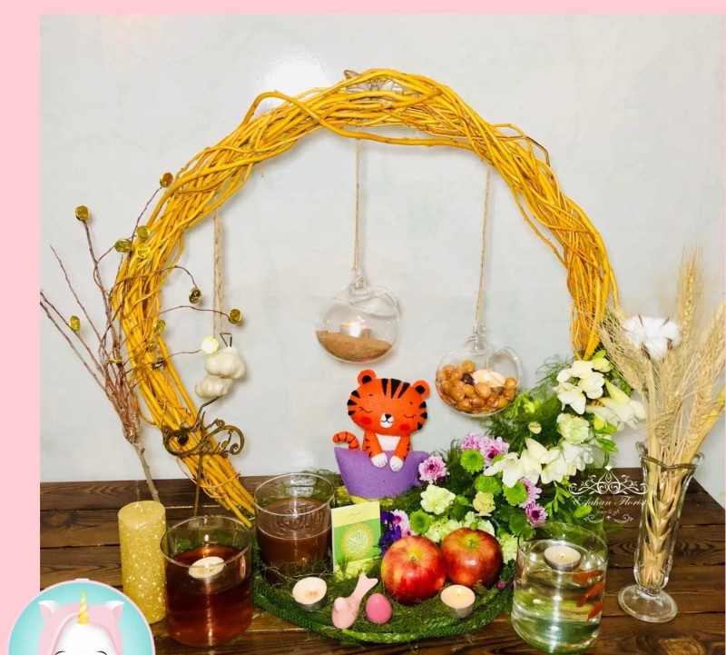 مدل سفره هفت سین ببری 1401