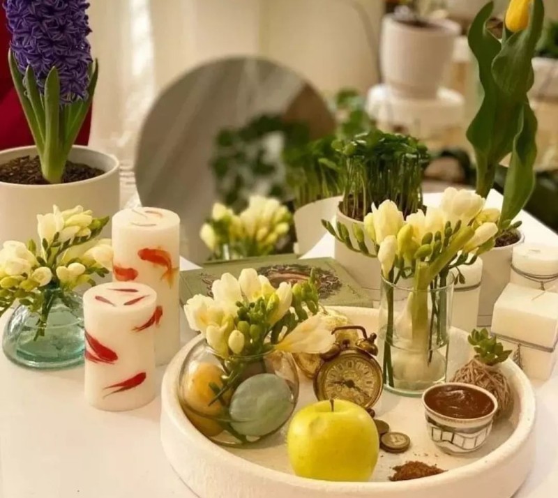 مدل تزیین سفره هفت سین ۱۴۰۱