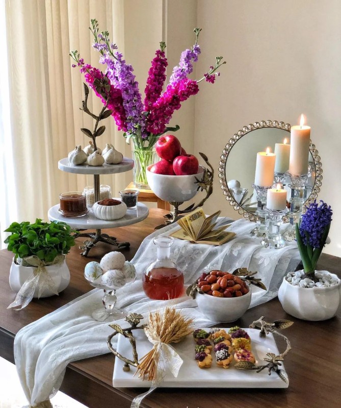 مدل تزیین سفره هفت سین ۱۴۰۱