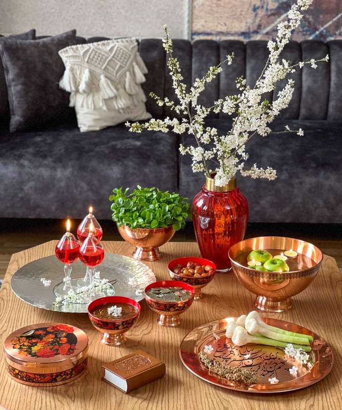 مدل تزیین سفره هفت سین ۱۴۰۱