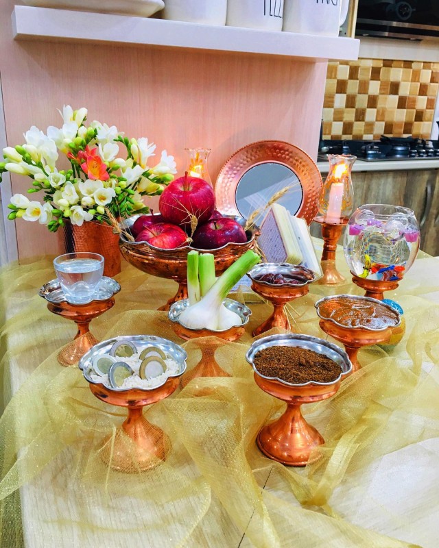 مدل تزیین سفره هفت سین ۱۴۰۱