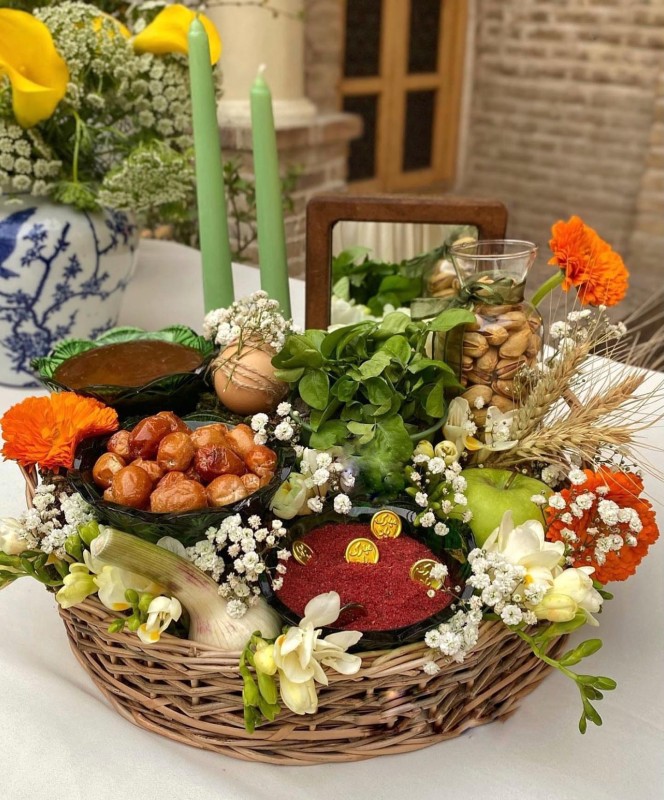 سفره هفت سین عروس