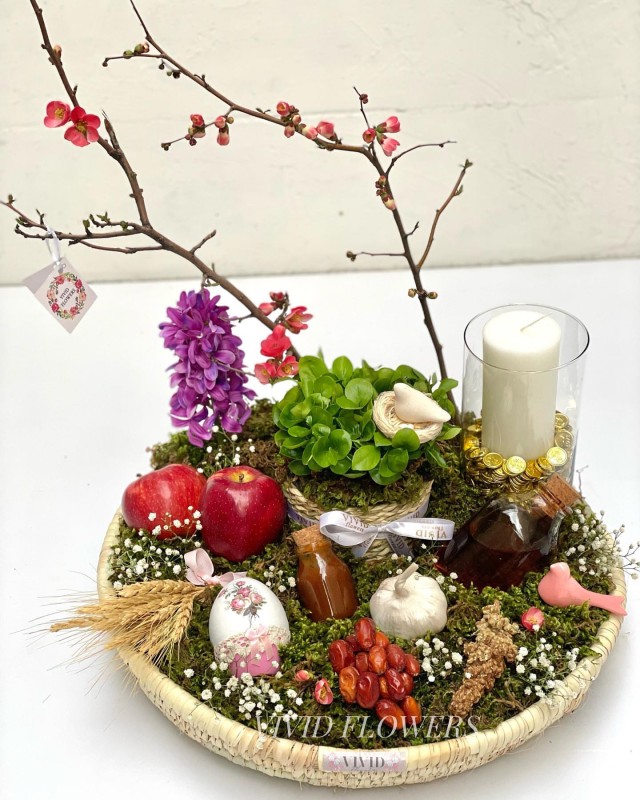 سفره هفت سین عروس