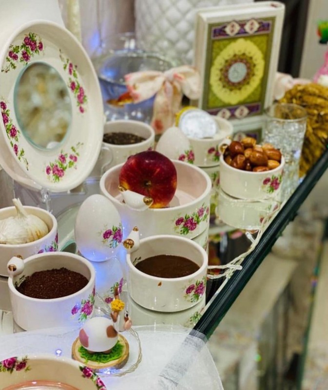 سفره هفت سین عروس