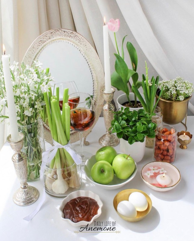 سفره هفت سین عروس