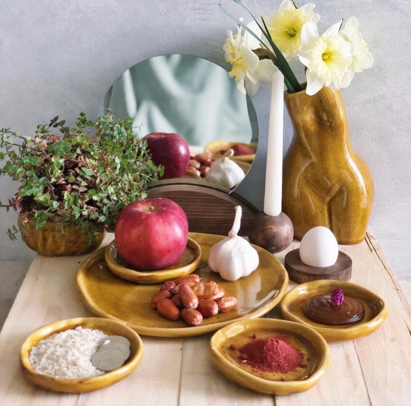 سفره هفت سین عروس