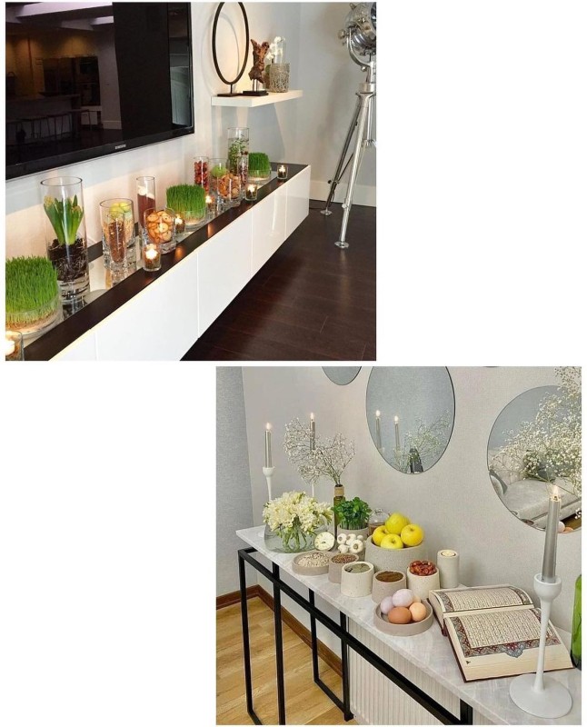 سفره هفت سین عروس