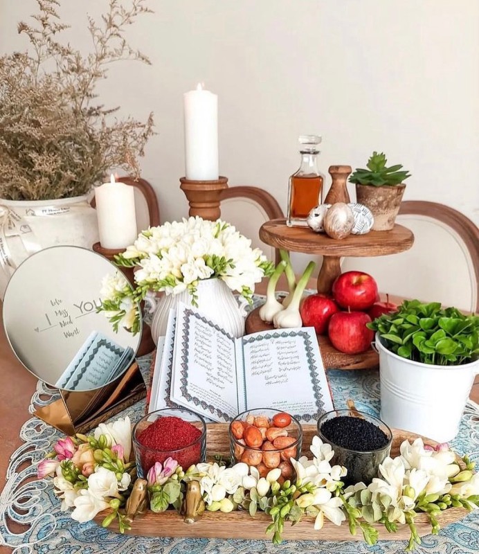 سفره هفت سین عروس