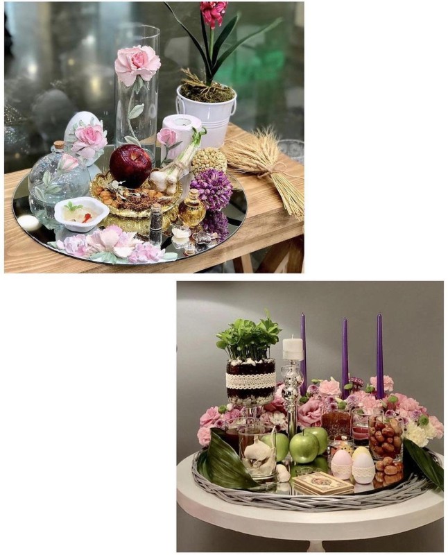 سفره هفت سین عروس