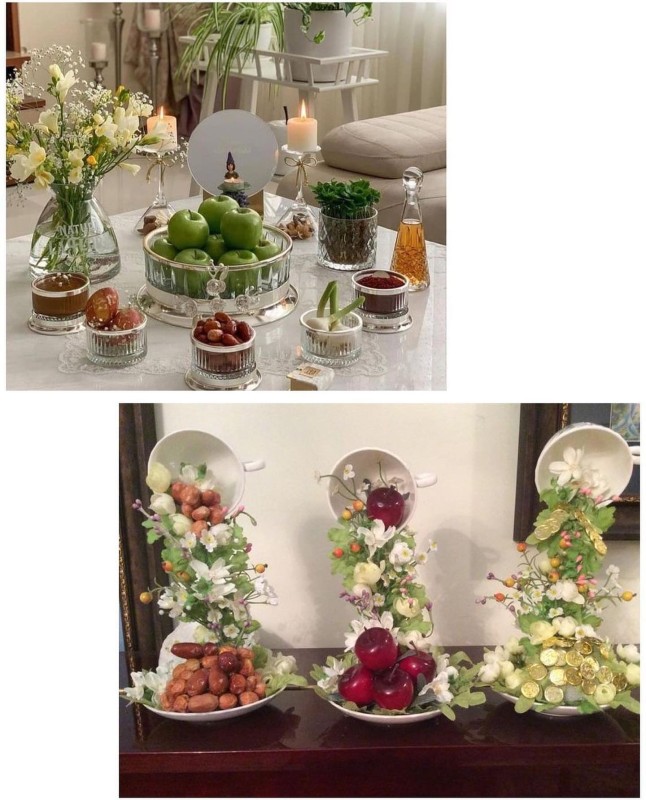 سفره هفت سین عروس